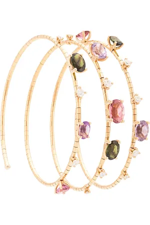 Mattia Cielo Rugiada armband i 18K roséguld med ädelstenar