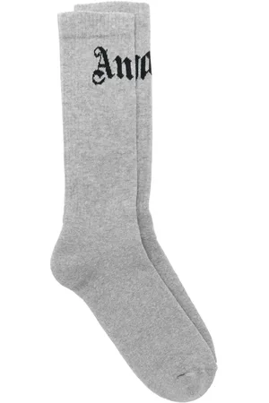Palm Angels Strumpor med böjd logotyp