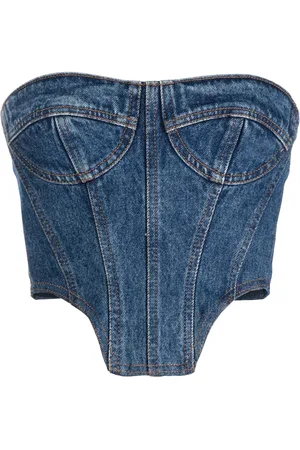 DAVID KOMA Croptop i denim