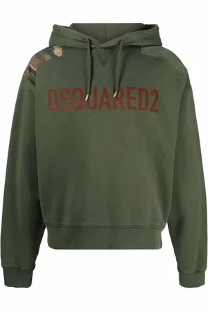 Dsquared2 Hoodie med logotyp