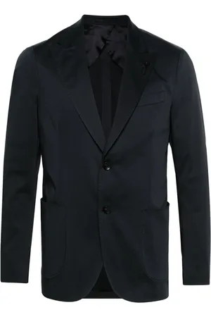 LARDINI Enkelknäppt blazer