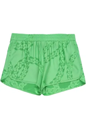 Stella McCartney Shorts med halvhög midja