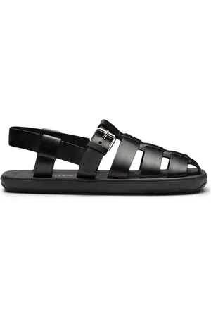 Prada Sandaler med sammanflätade remmar