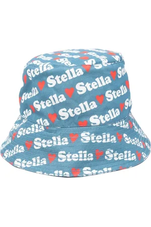 Stella McCartney Fiskehatt med logotypmönster