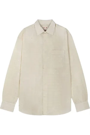 Marni Skjorta i geometrisk jacquard