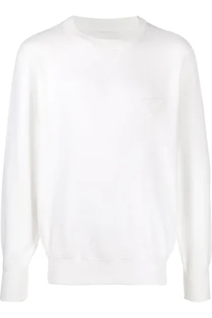 Prada Sweatshirt med påsydd logotyp