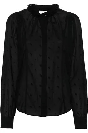 Marant Etoile Terzali blus med blomsterbrodyr