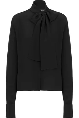 Balmain Blus med rosettdetalj
