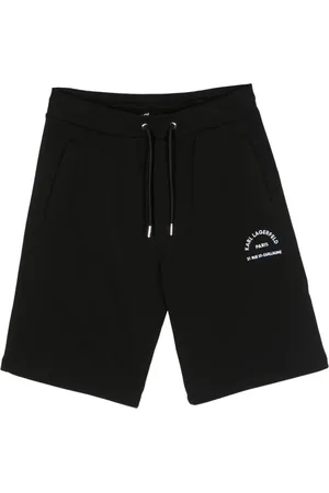 Karl Lagerfeld Träningsshorts med broderad logotyp