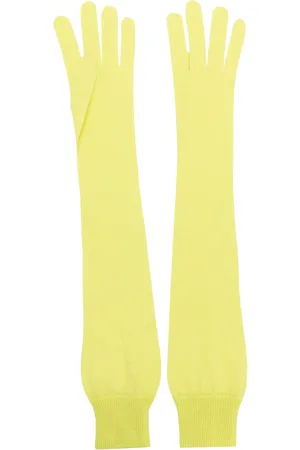 ERMANNO SCERVINO Ribbstickade kashmirhandskar