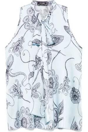 Styland Blommig blus