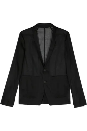 Rick Owens Halvskir enkelknäppt blazer