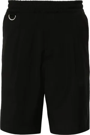 LOW BRAND Shorts med plisserad detalj