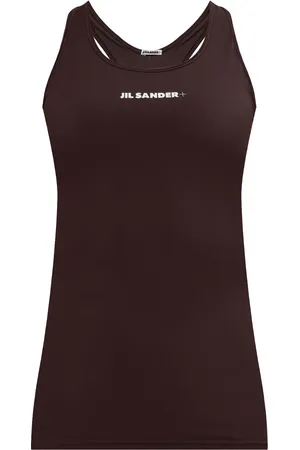 Jil Sander Linne med broderad logotyp