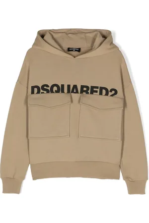 Dsquared2 Hoodie med logotyp