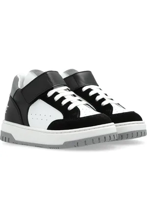 VERSACE Lädersneakers med färgblock