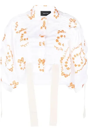 Simone Rocha Bow Wreath justerbar kort skjorta