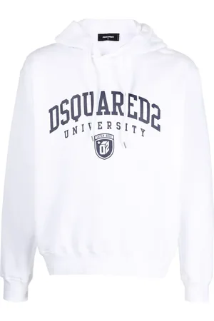 Dsquared2 University hoodie med dragsko