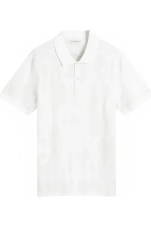 Alexander McQueen Pikétröja med graffititryck
