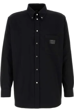 Fendi Skjorta med logotypmärke