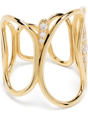 Fernando Jorge Chain diamantring i 18K gult guld