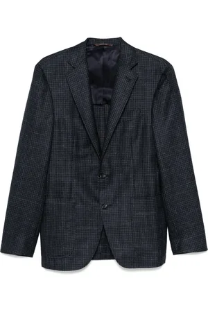 CANALI Hundtandsmönstrad blazer
