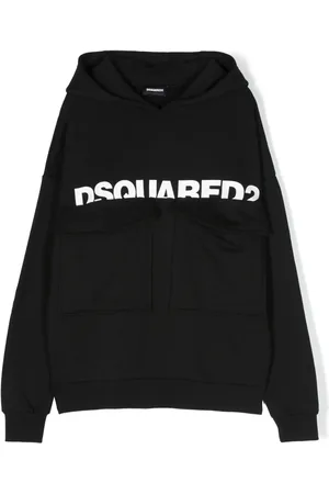 Dsquared2 Hoodie med logotyp