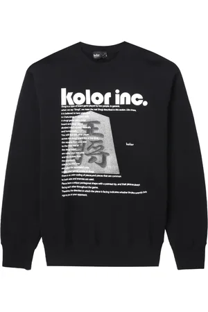 Kolor Sweatshirt med logotyp