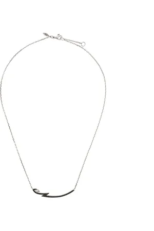STEPHEN WEBSTER Diamanthalsband i18 karat vitt guld med Lady Stardust diamanthängsmycke