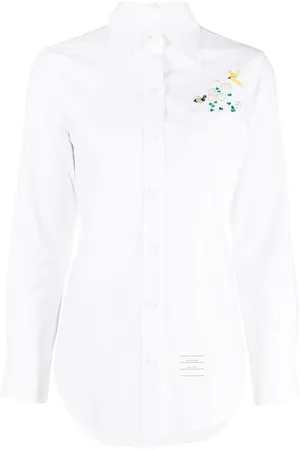 Thom Browne Skjorta med brodyr