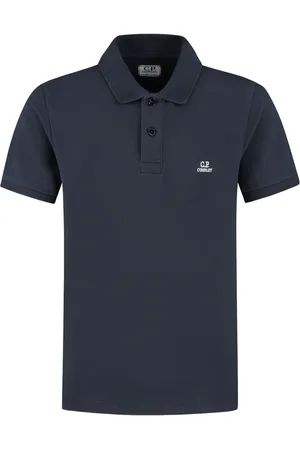 C.P. Company Pikétröja med broderad logotyp