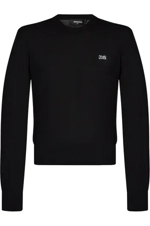 Dsquared2 Tröja med rundad hals och logotypmärke