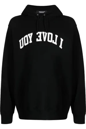 UNDERCOVER Hoodie med slogan