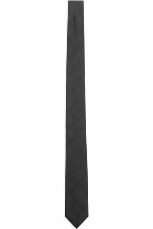 Saint Laurent Cassandre randig sidenslips