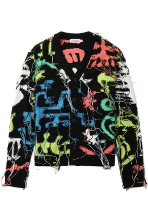 Charles Jeffrey Loverboy Kofta med grafiskt tryck