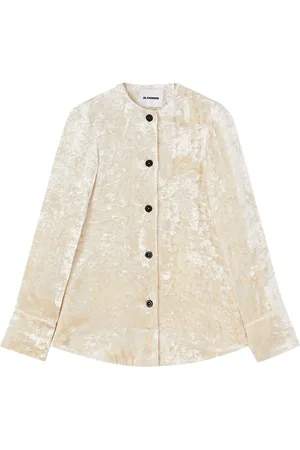 Jil Sander Skjorta i krossad sammet
