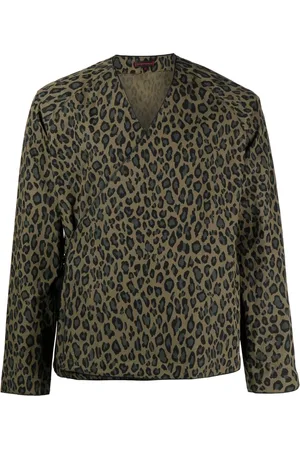 CLOT Leopardmönstrad kimono