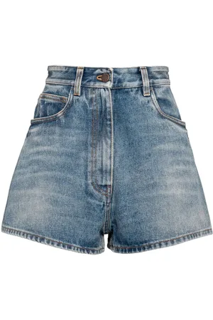 Prada Jeansshorts med logotyp
