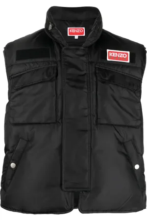 Kenzo Vadderad väst med logotyp