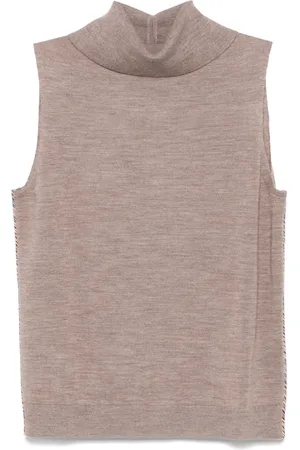 Paul Smith Stickad topp med randdetalj