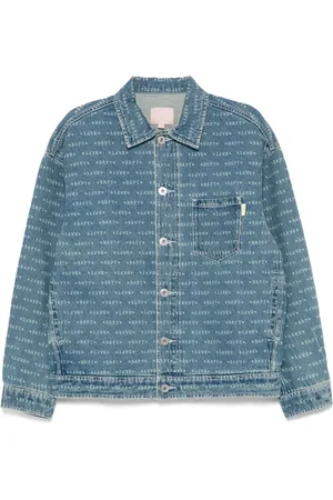 BAPY Jeansjacka med monogram