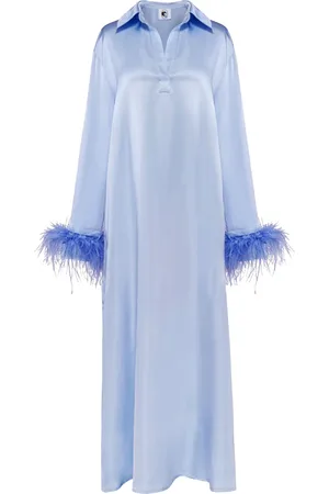 Sleeper Klänning med fjäderkant