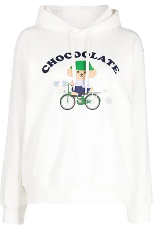 Chocoolate Hoodie med grafiskt tryck