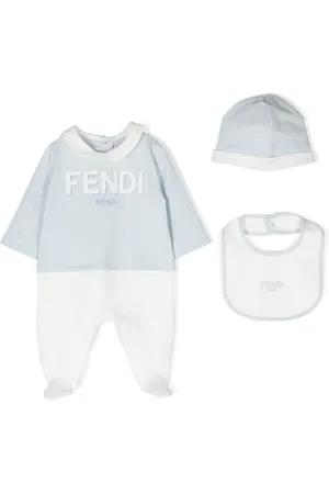 Fendi Sparkdräkt med broderad logotyp