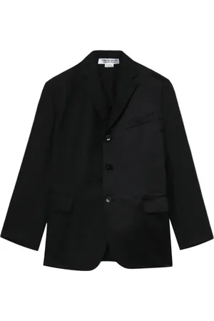 Comme des Garçons Enkelknäppt blazer med trubbigt slag