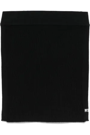 Msgm Ribbstickad kjol