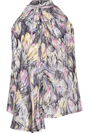 Balmain Blus med abstrakt tryck