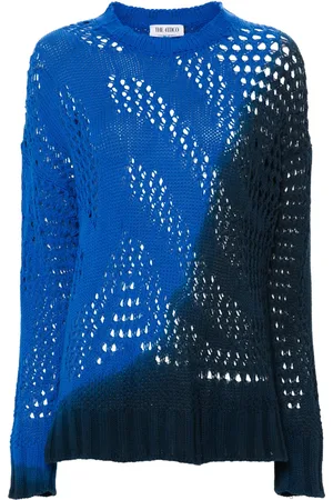 The Attico Glesstickad tröja med färgblock