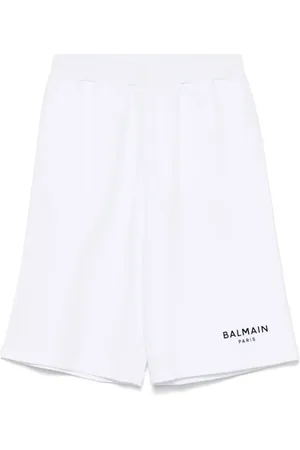 Balmain Shorts med logotypapplikation