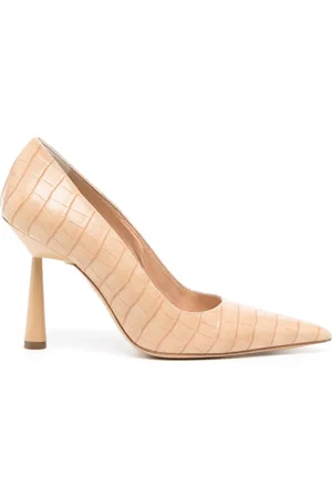 Gia Borghini Balantine pumps med krokodileffekt 100 mm